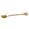 stainless steel spoon with zinc alloy head